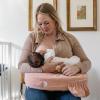 image:imageMy Brest Friend Organic Cotton Deluxe Nursing Pillow Cover  Slipcovers For Baby  Adjustable Fit Easy Care Durable  Original Nursing Pillow Not Included Organic CreamSoft Rose