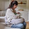 image:imageMy Brest Friend Organic Cotton Deluxe Nursing Pillow Cover  Slipcovers For Baby  Adjustable Fit Easy Care Durable  Original Nursing Pillow Not Included Organic CreamSandstone