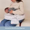 image:imageMy Brest Friend Organic Cotton Deluxe Nursing Pillow Cover  Slipcovers For Baby  Adjustable Fit Easy Care Durable  Original Nursing Pillow Not Included Organic CreamPlatinum Poises