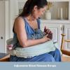 image:imageMy Brest Friend Organic Cotton Deluxe Nursing Pillow Cover  Slipcovers For Baby  Adjustable Fit Easy Care Durable  Original Nursing Pillow Not Included Organic CreamSpring Green