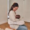 image:imageMy Brest Friend Organic Cotton Deluxe Nursing Pillow Cover  Slipcovers For Baby  Adjustable Fit Easy Care Durable  Original Nursing Pillow Not Included Organic CreamSoft Sand