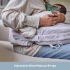 image:imageMy Brest Friend Organic Cotton Deluxe Nursing Pillow Cover  Slipcovers For Baby  Adjustable Fit Easy Care Durable  Original Nursing Pillow Not Included Organic CreamSandstone