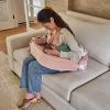 image:imageMy Brest Friend Organic Cotton Deluxe Nursing Pillow Cover  Slipcovers For Baby  Adjustable Fit Easy Care Durable  Original Nursing Pillow Not Included Organic CreamSoft Rose