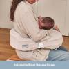 image:imageMy Brest Friend Organic Cotton Deluxe Nursing Pillow Cover  Slipcovers For Baby  Adjustable Fit Easy Care Durable  Original Nursing Pillow Not Included Organic CreamSoft Sand